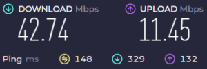 UK EE Speedtest