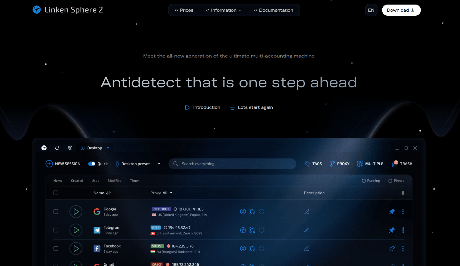 Linken Sphere Anti Detect Browser
